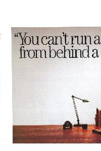 Hewlett-Packard - You can't run a company from behind a desk