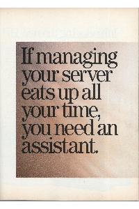 Hewlett-Packard - If managing your serever eats up all your time, you need an assistant.
