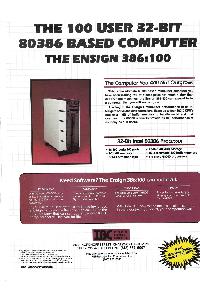 IBC (Integrated Business Computer) - The 100 user 32-bit 80386 based computer the Ensign 386:100