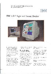IBM (International Business Machines) - IBM 17S/S Sight and Sound monitor