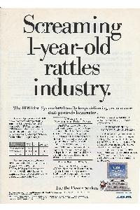 IBM (International Business Machines) - Screaming 1-year-old rattles industry