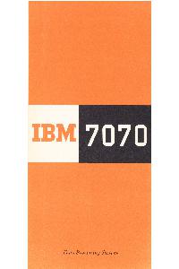 IBM (International Business Machines) - IBM 7070 - Data Processing System