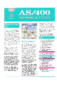 IBM (International Business Machines) - AS/400 Newsletter Summer 1992