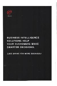 IBM (International Business Machines) - Business intelligence solutions help your customers make smarter decisions.