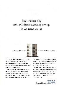 IBM (International Business Machines) - Five reasons why IBM PC Servers actually live up to the name server.