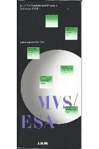 IBM (International Business Machines) - MVS/ESA Programs and Products Reference guide