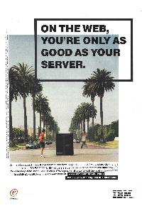 IBM (International Business Machines) - On the web, you're only as good as your server.