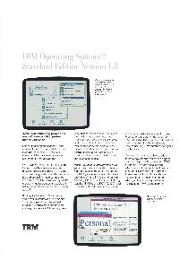 IBM (International Business Machines) - IBM Operating System/2 Standard Edition Version 1.