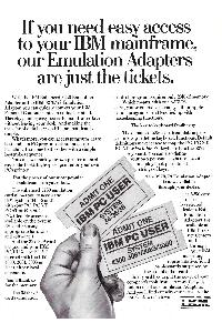 IBM (International Business Machines) - If you need easy access to your IBM mamframe, our Emulation Adapters are just the tickets.