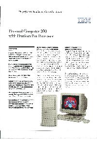 IBM (International Business Machines) - Personal Computer 300 with Pentium Pro Processor