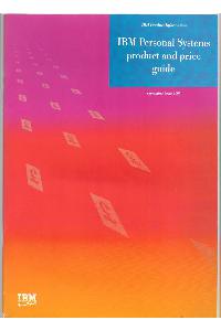 IBM (International Business Machines) - IBM Personal Systems product and price guide