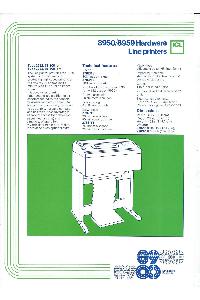 ICL - 8950/8959 Hardware Line Printers