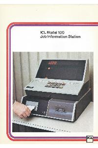ICL - ICL Mode l100 Job Information Station