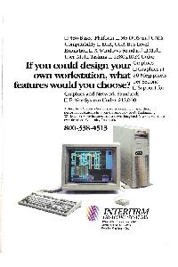 Interfirm Graphic Systems - If you could design your own workstation, what features would you choose?