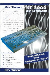 Key Tronic - KeyTronic-KT2000Keyboard