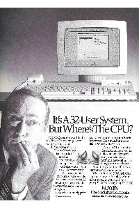 Kowin - It's a 32-user system. But where's the cpu?