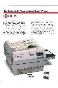 Kyocera - The Kyocera F-1000A Compact Laser Printer