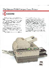 Kyocera - The Kyocera F-3010 Compact Laser Printer