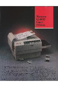 Kyocera - Kyocera Q-8010 Laser Printer
