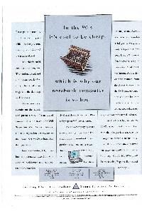 Leading Edge Products Inc. - In the 90's it's cool to be cheap, which is why our notebook computer is so hot.