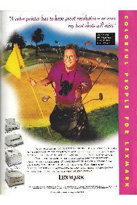 Lexmark - A color printer has to have great resolution — or even my best shots will miss.