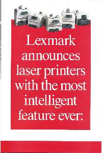 Lexmark - Lexmark announces laser printers ..