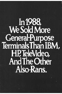 Link Technologies Inc. - In 1988, We So1d More General-Purpose Terminals Than IBM, HP, TeleVldeo, And The Other Also-Rans.
