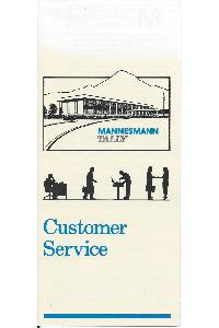 Mannesmann Tally - Customer Service