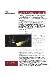 Masscomp - Testing Space Shuttle Main Engines