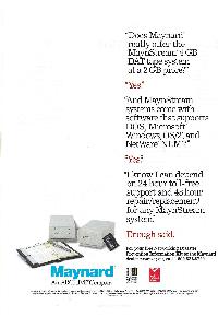 Maynard Electronics, Inc. - Does Mavnard' really offer the MaynStream' 4 GB DAT tape system at a 2 GB price?