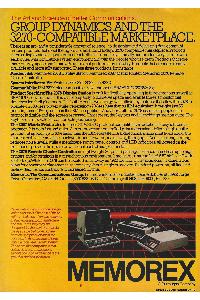 Memorex Corp. - Group dynamics and the 3270-compatible marketplace.