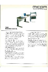 Micom - The Micom 2001E