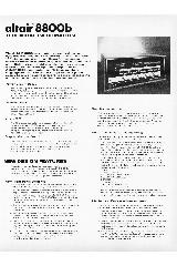 MITS (Micro Instrumentation and Telemetry Systems) - Altair 8800b