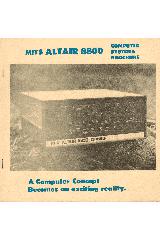 MITS (Micro Instrumentation and Telemetry Systems) - MITS Altair 8800