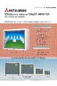 Mitsubishi - 33inch auto-trackimg color monitor (XC-3310C/XC-3320C)