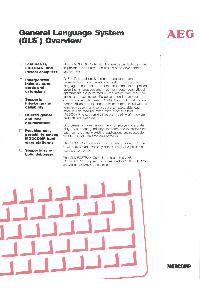 Modular Computer Systems (ModComp) - General Language System