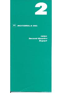 Motorola - 1990 Second Quarter Report