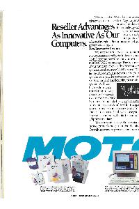 Motorola - Reseller advantages as innovative as our computers.