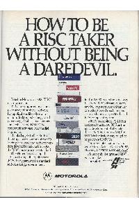 Motorola - How to be a RISC taker without being a daredevil.