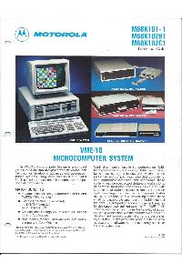 Motorola - VME/10 Microcomputer System