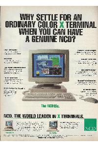 NCD Computing Devices Inc. - Why settle for an ordinary color X terminal when you can have a genuine NCD?