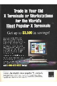NCD Computing Devices Inc. - Trade in your old X terminals or workstations for the world's most popular X terminals