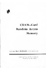 NCR (National Cash Register Co.) - CRAM - Card Random Access Memory