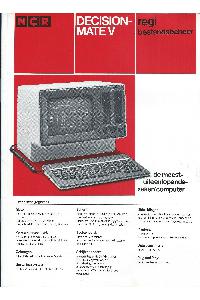 NCR (National Cash Register Co.) - Decision Mate V - ReGi