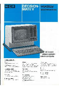 NCR (National Cash Register Co.) - Decision Mate V - Wordstar