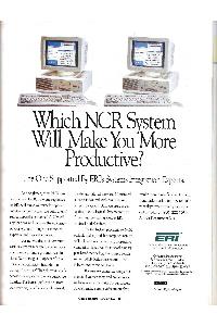 NCR (National Cash Register Co.) - Which NCR System Will MakeYou More Productive?