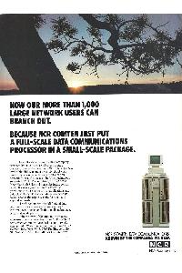 NCR (National Cash Register Co.) - Now our more than 1,000 large network users can bunch out.