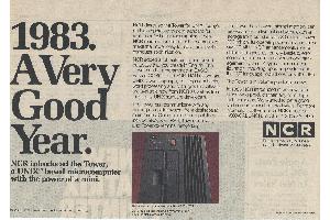 NCR (National Cash Register Co.) - 1983 a very good year