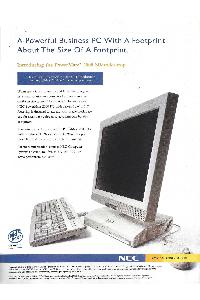 Nec - A Powerful Business PC With A Footprint About The Size Of A Footprint.
