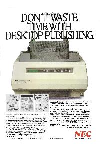 Nec - Don't waster time with Desktop publishing